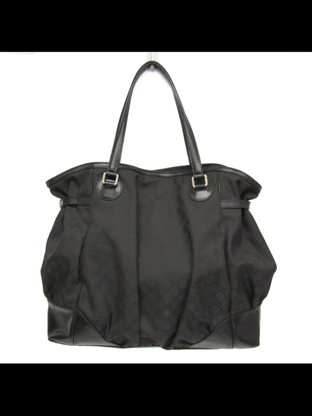 Gucci GG Canvas Full Moon Tote Bag Black